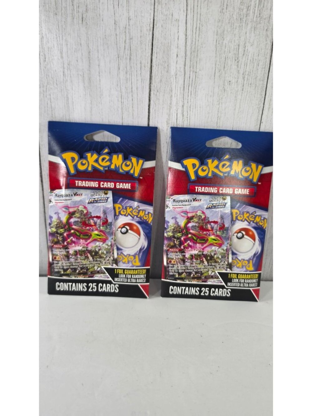 POKEMON TCG MYSTERY PACK LOT 25 CARDS 1 FOIL GUARANTEED WALMART BLISTER SEALED